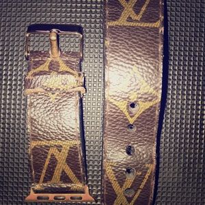 Louis Vuitton 38 Custom Apple Watch Band